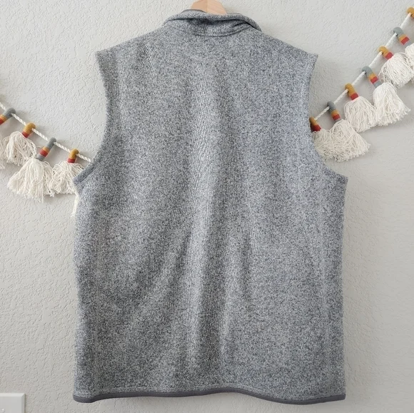 Patagonia Better Sweater Fleece Vest Stonewash Outdoor Full Zip Casual Mens L - Picture 3 of 12